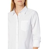 image:imageAmazon Essentials womens Classicfit 34 Sleeve Poplin ShirtWhite