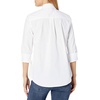 image:imageAmazon Essentials womens Classicfit 34 Sleeve Poplin ShirtWhite