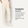 image:imageAmazon Essentials x Sofia Grainge Womens HighRise RelaxedFit Jogger with Elastic WaistIvory