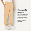image:imageAmazon Essentials x Sofia Grainge Womens HighRise RelaxedFit Jogger with Elastic WaistLight Camel