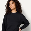 image:imageAmazon Essentials x Sofia Grainge Womens Relaxed Fit Boxy Drop Shoulder Crewneck SweatshirtBlack