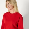 image:imageAmazon Essentials x Sofia Grainge Womens Relaxed Fit Boxy Drop Shoulder Crewneck SweatshirtRed