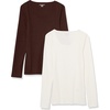 Eggshell White/Espresso