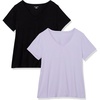 Black/Lavender