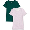 Dark Green/Lilac Animal Print