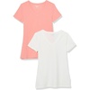 Peach/White