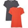 Charcoal Heather/Tomato Red