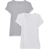 White/Light Grey Heather