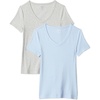 Light Blue/Light Grey Heather