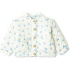 image:imageAmazon Essentials x Sofia Grainge Baby Girls Cotton Sateen Lightweight Printed JacketIvory Blue Floral