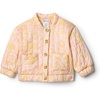 image:imageAmazon Essentials x Sofia Grainge Baby Girls Cotton Sateen Lightweight Printed JacketShell Pink Ornate Paisley