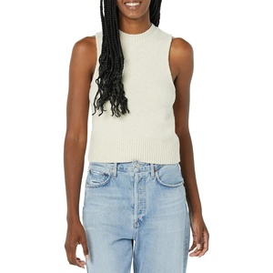 image:imageAmazon Essentials Womens Boucle Sweater Tank Top Previously Daily RitualSand Heather