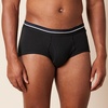 image:imageAmazon Essentials Mens Breathable Ribbed Knit Briefs with Elasticized WaistbandGreyRedWhite