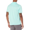 image:imageAmazon Essentials Mens Moisture Wicking Golf Polo Shirt Short Sleeve SlimFit QuickDryAqua Stripe