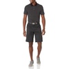image:imageAmazon Essentials Mens Moisture Wicking Golf Polo Shirt Short Sleeve SlimFit QuickDryBlack Stripe