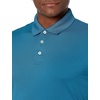 image:imageAmazon Essentials Mens Moisture Wicking Golf Polo Shirt Short Sleeve SlimFit QuickDryInk Blue