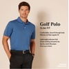 image:imageAmazon Essentials Mens Moisture Wicking Golf Polo Shirt Short Sleeve SlimFit QuickDryMedium Heather Grey