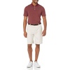 image:imageAmazon Essentials Mens Moisture Wicking Golf Polo Shirt Short Sleeve SlimFit QuickDryPort Stripe