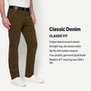 image:imageAmazon Essentials Mens Regular Fit Garment Dyed Five Pocket PantDark Brown