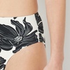 image:imageAmazon Essentials Womens High Waist High Leg Bikini BottomCream Black Floral