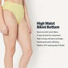 image:imageAmazon Essentials Womens High Waist High Leg Bikini BottomLight Yellow