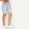image:imageAmazon Essentials Womens MidRise Slim Fit Bermuda Shorts with PocketsIced Blue Light Wash
