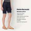 image:imageAmazon Essentials Womens MidRise Slim Fit Bermuda Shorts with PocketsRinse