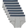 image:imageAmazon Essentials Mens Breathable Ribbed Knit Briefs with Elasticized WaistbandLight Grey Heather