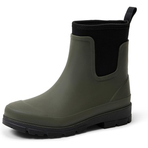 image:imageAmazon Essentials Womens Chelsea Ankle Rain BootOlive