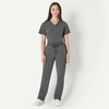 image:imageAmazon Basics Womens Scrubs VNeck Top with PocketsCharcoal