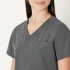 image:imageAmazon Basics Womens Scrubs VNeck Top with PocketsCharcoal