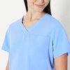 image:imageAmazon Basics Womens Scrubs VNeck Top with PocketsCornflower Blue