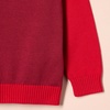 image:imageAmazon Essentials Boys and Toddlers Cotton Knit Pullover Crewneck SweaterRed Color Block