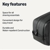 image:imageAmazon Essentials Large Travel Cosmetic Bag Dopp Kit Shaving Bag Black