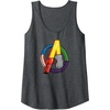 image:imageAmazon Essentials Marvel Avengers Multi Hero Logo Collage Tank TopDark Heather Grey