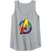 image:imageAmazon Essentials Marvel Avengers Multi Hero Logo Collage Tank TopHeather Grey