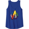 image:imageAmazon Essentials Marvel Avengers Multi Hero Logo Collage Tank TopRoyal Blue