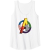 image:imageAmazon Essentials Marvel Avengers Multi Hero Logo Collage Tank TopWhite