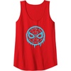 image:imageAmazon Essentials Marvel SpiderMan Dripping Blue Face Logo Tank TopRed