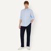 image:imageAmazon Essentials Mens RegularFit Long Sleeve Linen Blend ShirtLight Blue