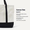 image:imageAmazon Essentials Unisex Adults Large Heavy Duty Canvas Beach Tote Bag NaturalRed One SizeNaturalBlack
