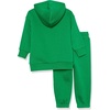 image:imageAmazon Essentials Unisex Kids and Toddlers Modern Sweatsuit Set 2 Piece Hooded Outfit Pack of 2Green