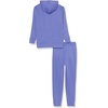image:imageAmazon Essentials Unisex Kids and Toddlers Modern Sweatsuit Set 2 Piece Hooded Outfit Pack of 2Purple Blue