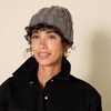 image:imageAmazon Essentials Womens Chunky Cable Beanie with Yarn PomCharcoal