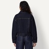 image:imageAmazon Essentials Womens Low Stretch RelaxedFit Cropped Denim JacketRinse Denim