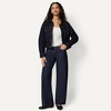 image:imageAmazon Essentials Womens Low Stretch RelaxedFit Cropped Denim JacketRinse Denim