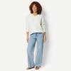 image:imageAmazon Essentials Womens Oversized VNeck Fleece Pullover SweatshirtCream