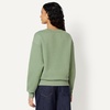 image:imageAmazon Essentials Womens Oversized VNeck Fleece Pullover SweatshirtSage Green