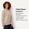 image:imageAmazon Essentials Womens Oversized VNeck Fleece Pullover SweatshirtTaupe