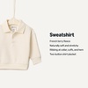 image:imageAmazon Essentials x Sofia Grainge Babies Toddlers and Boys French Terry Polo SweatshirtIvory